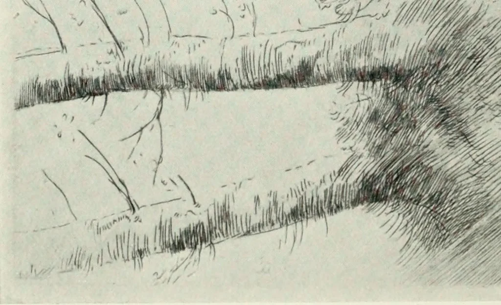 An illustration from A catalogue of paintings, drawings, etchings and lithographs, 1922, leaf 119