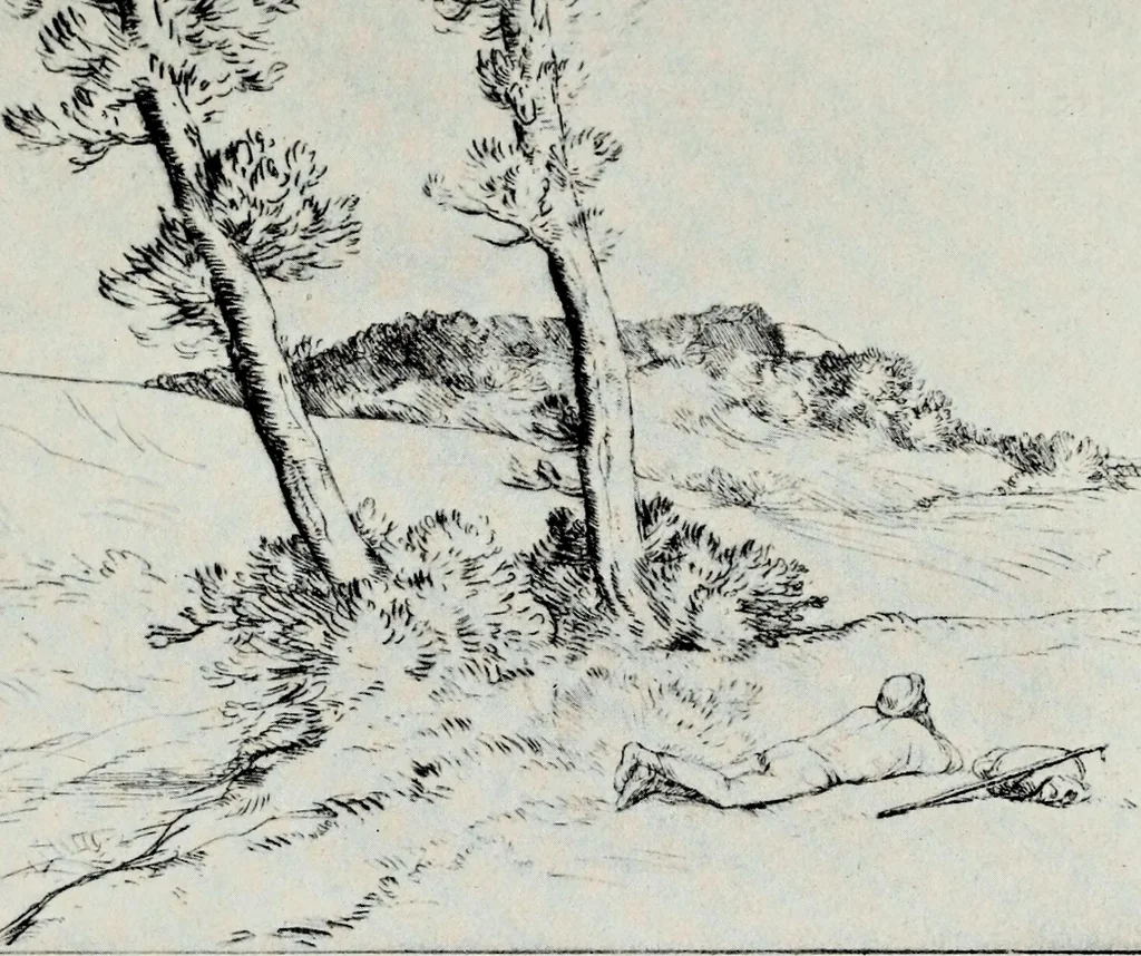 An illustration from A catalogue of paintings, drawings, etchings and lithographs, 1922, leaf 122