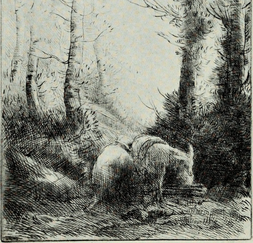 An illustration from A catalogue of paintings, drawings, etchings and lithographs, 1922, leaf 123