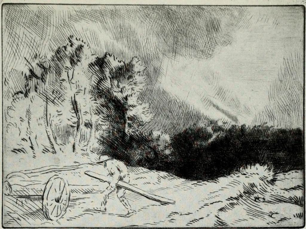 An illustration from A catalogue of paintings, drawings, etchings and lithographs, 1922, leaf 126