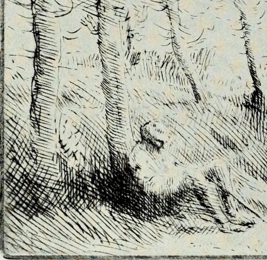 An illustration from A catalogue of paintings, drawings, etchings and lithographs, 1922, leaf 129