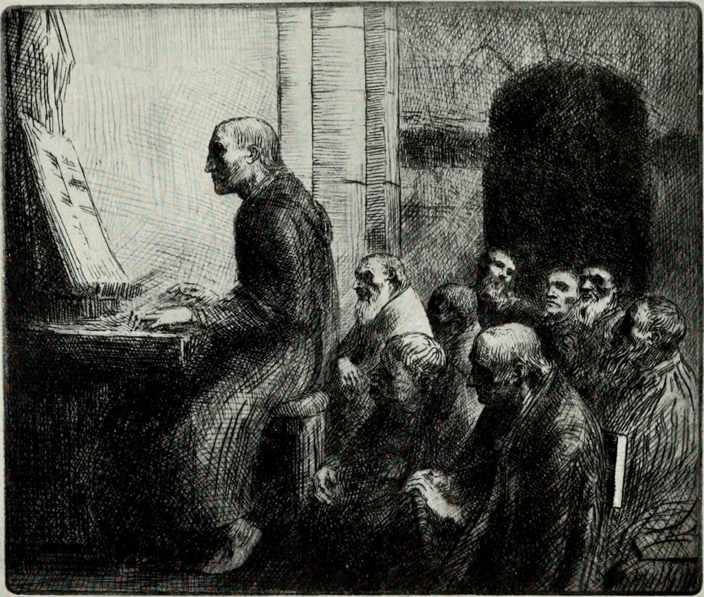 An illustration from A catalogue of paintings, drawings, etchings and lithographs, 1922, leaf 132