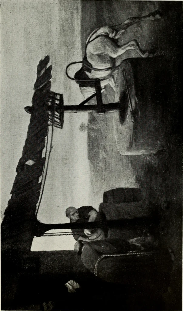 An illustration from A catalogue of paintings, drawings, etchings and lithographs, 1922, leaf 148