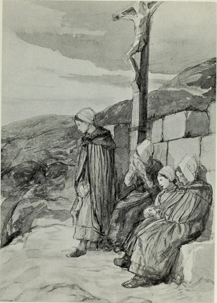 An illustration from A catalogue of paintings, drawings, etchings and lithographs, 1922, leaf 90
