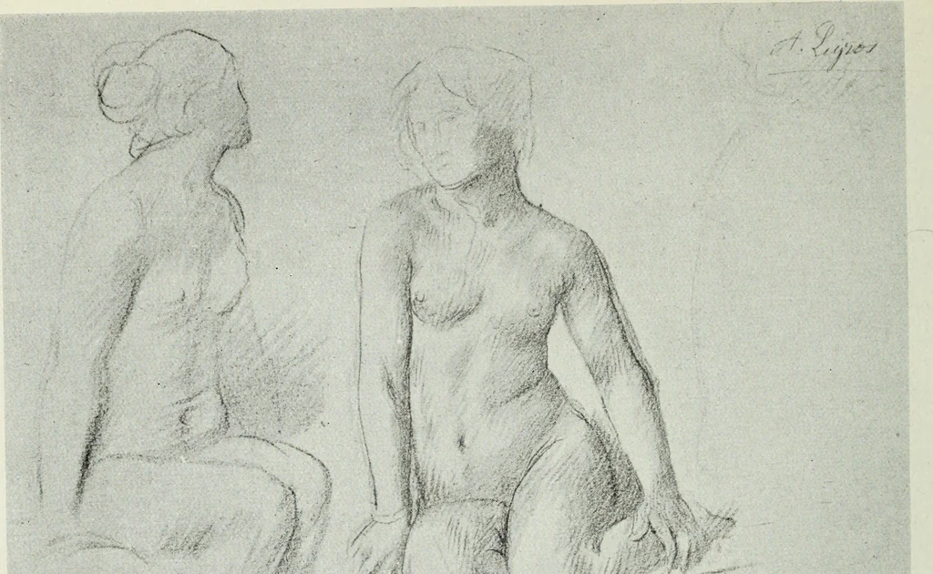 An illustration from A catalogue of paintings, drawings, etchings and lithographs, 1922, leaf 97