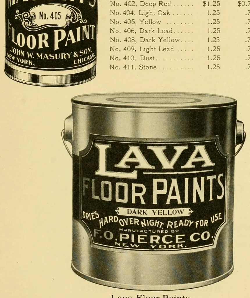 An illustration from Catalogue of paints, oils, varnishes, brushes, artists' materials, plate and window glass, mirrors and beveled plates, painters' and paper hangers' supplies., 1901, leaf 21