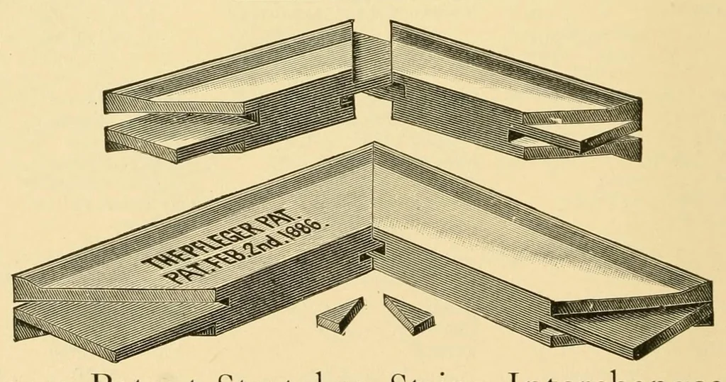 An illustration from Catalogue of paints, oils, varnishes, brushes, artists' materials, plate and window glass, mirrors and beveled plates, painters' and paper hangers' supplies., 1901, leaf 44
