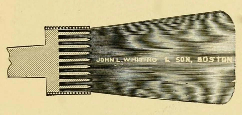 An illustration from Catalogue of paints, oils, varnishes, brushes, artists' materials, plate and window glass, mirrors and beveled plates, painters' and paper hangers' supplies., 1901, leaf 59