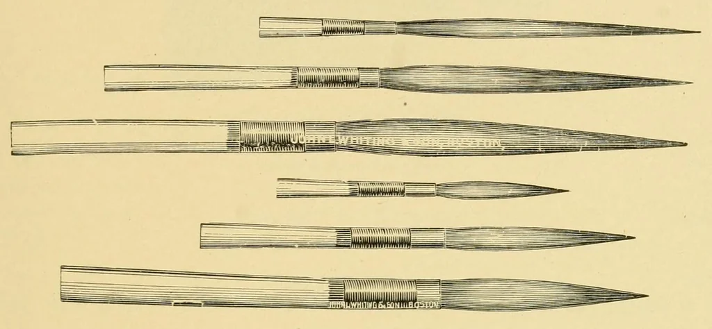 An illustration from Catalogue of paints, oils, varnishes, brushes, artists' materials, plate and window glass, mirrors and beveled plates, painters' and paper hangers' supplies., 1901, leaf 87