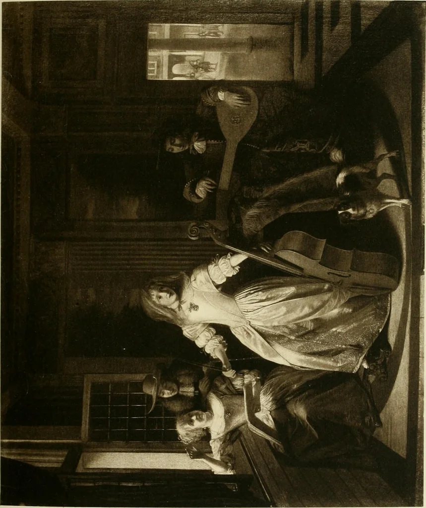An illustration from Catalogue of paintings and sculpture in the collection of Charles T. Yerkes, esq., New York, 1904, leaf 222
