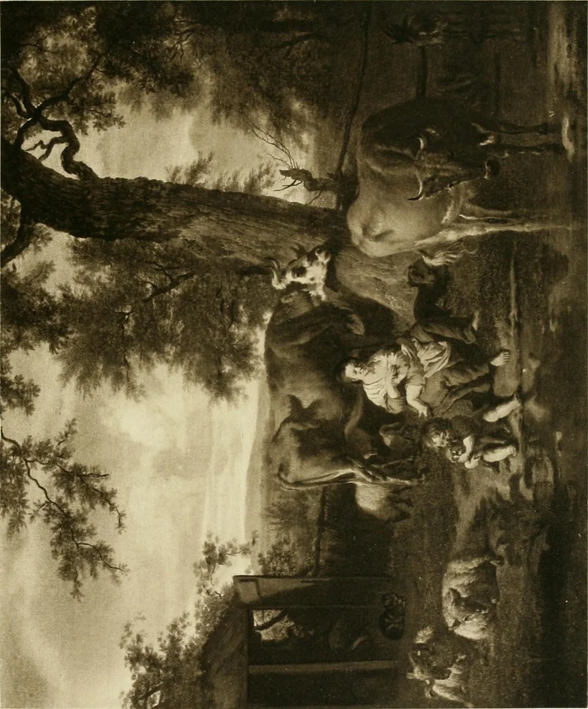 An illustration from Catalogue of paintings and sculpture in the collection of Charles T. Yerkes, esq., New York, 1904, leaf 426