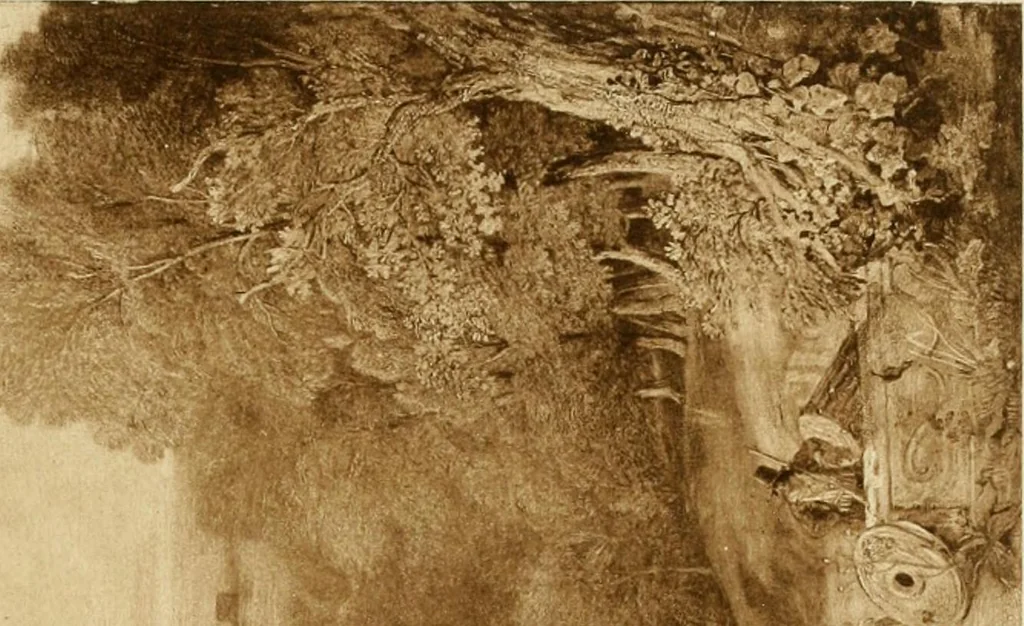 An illustration from Catalogue of paintings and sculpture in the collection of Charles T. Yerkes, esq., New York, 1904, leaf 336