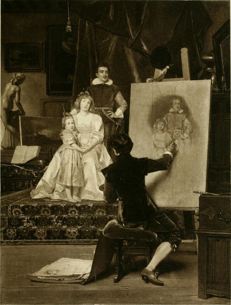 An illustration from Catalogue of paintings and sculpture in the collection of Charles T. Yerkes, esq., New York, 1904, leaf 344