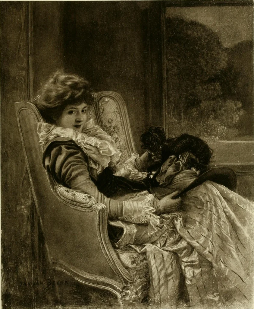 An illustration from Catalogue of paintings and sculpture in the collection of Charles T. Yerkes, esq., New York, 1904, leaf 52