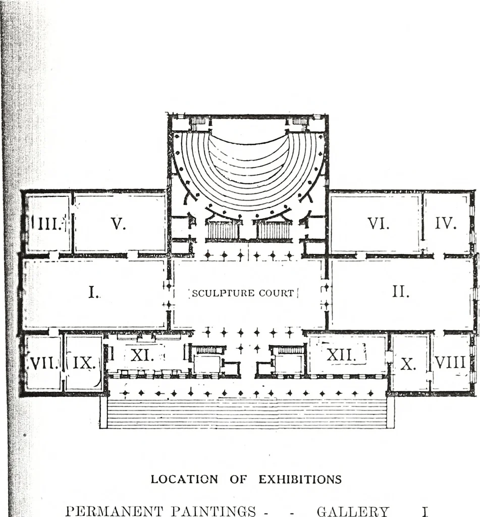 An illustration from Catalogue of paintings, January 1913, 1913, leaf 4