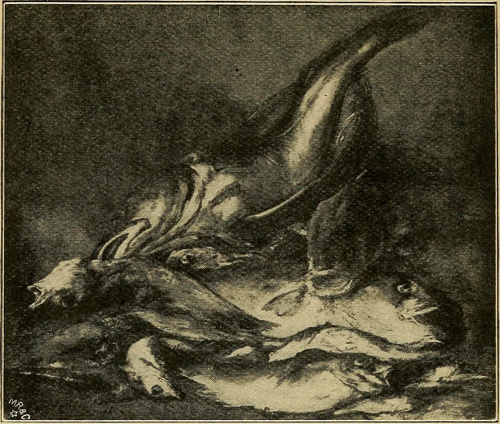 An illustration from Catalogue of the pictures, drawings, etchings and objects of art, 1906, leaf 79