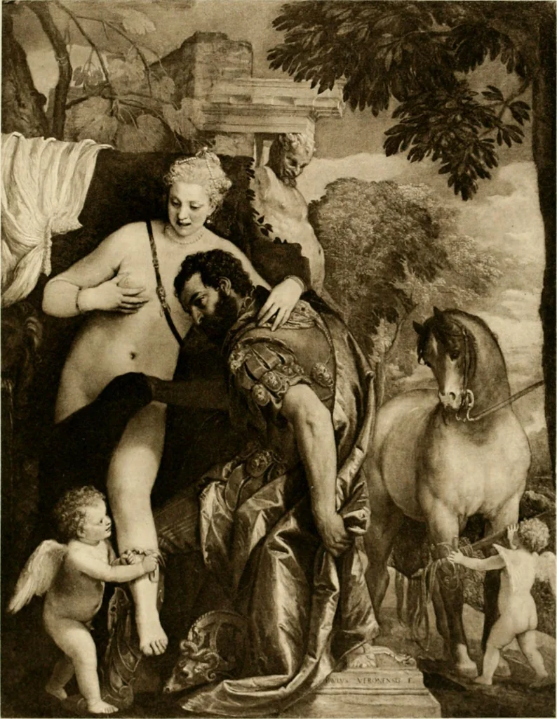 An illustration from A catalogue of the pictures and drawings in the National loan exhibition, in aid of National gallery funds, held in the Grafton Galleries, London (1909-1910), 1909, leaf 156