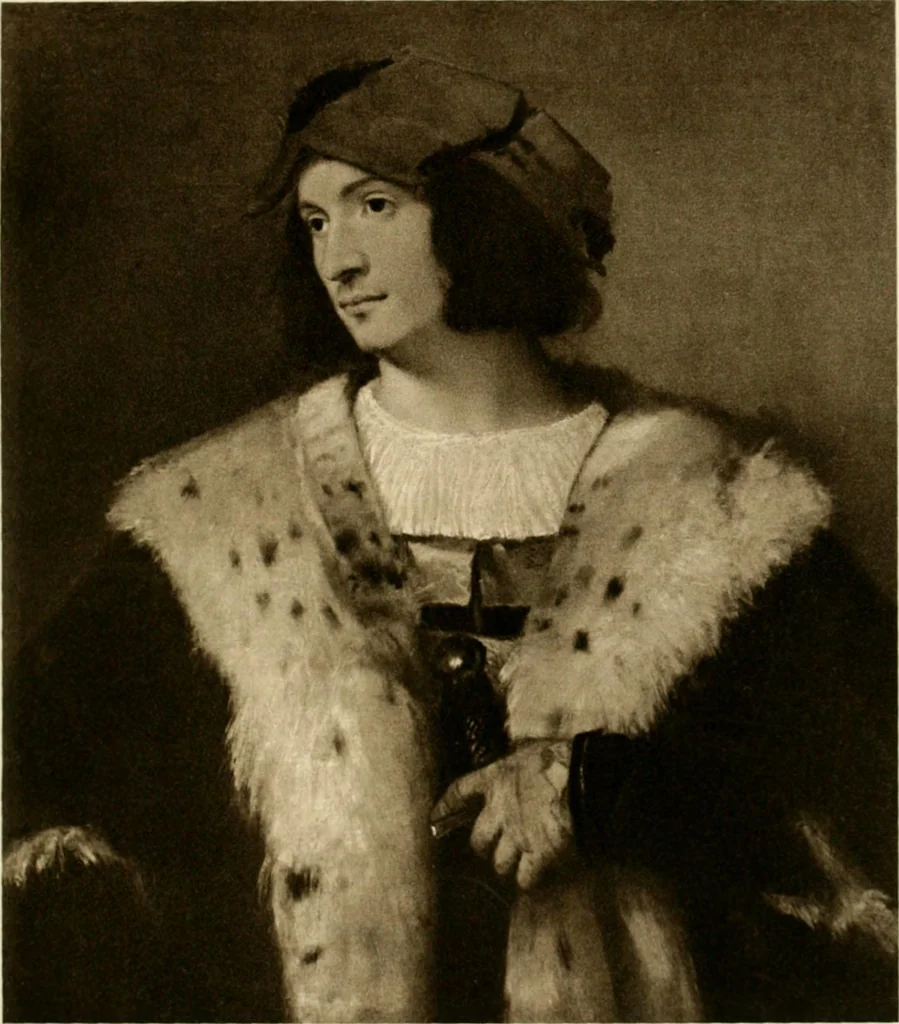 An illustration from A catalogue of the pictures and drawings in the National loan exhibition, in aid of National gallery funds, held in the Grafton Galleries, London (1909-1910), 1909, leaf 252