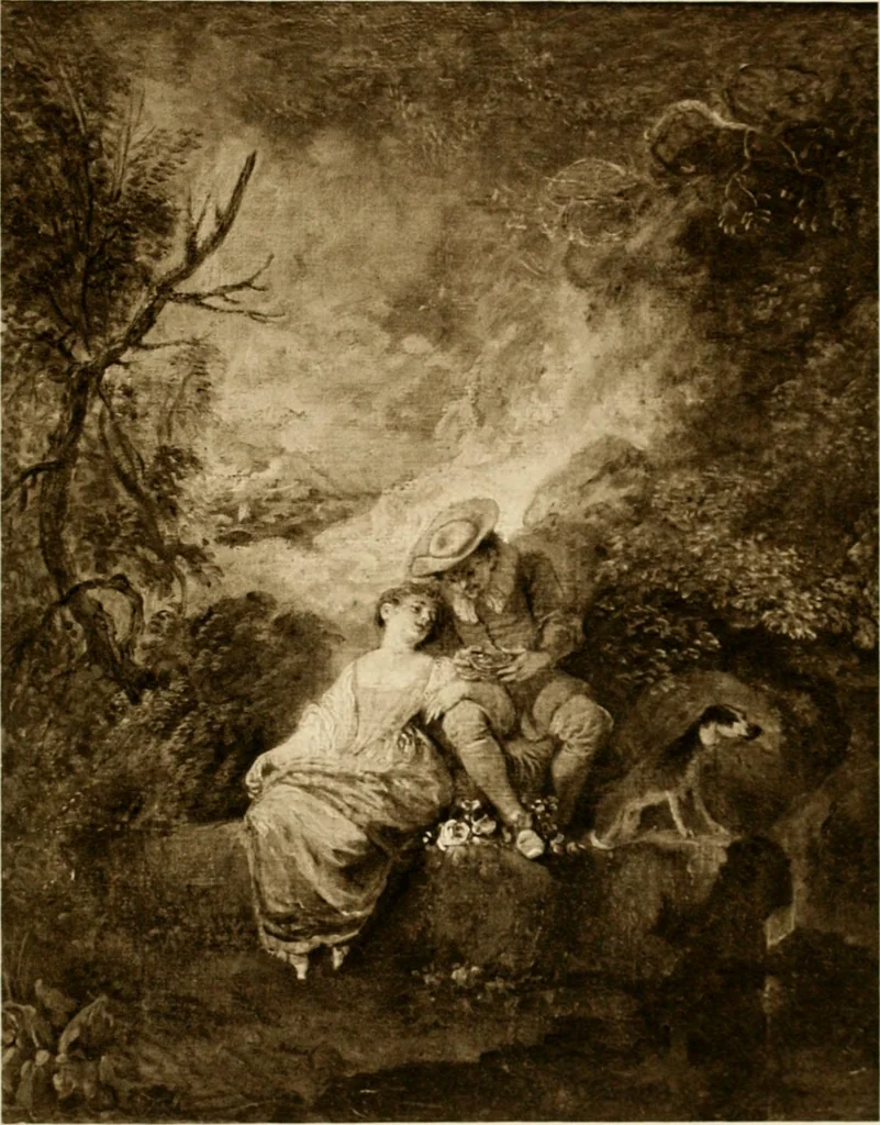 An illustration from A catalogue of the pictures and drawings in the National loan exhibition, in aid of National gallery funds, held in the Grafton Galleries, London (1909-1910), 1909, leaf 66