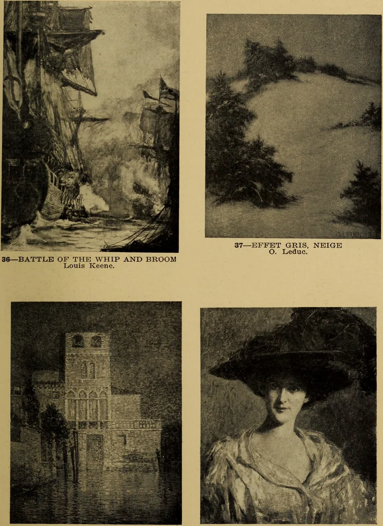 An illustration from Catalogue of pictures and sculpture given by Canadian artists in aid of the patriotic fund ... Toronto, December the thirtieth, nineteen-fourteen., 1914, leaf 18