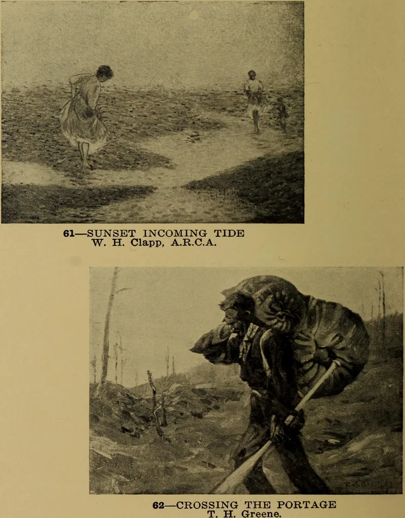 An illustration from Catalogue of pictures and sculpture given by Canadian artists in aid of the patriotic fund ... Toronto, December the thirtieth, nineteen-fourteen., 1914, leaf 25