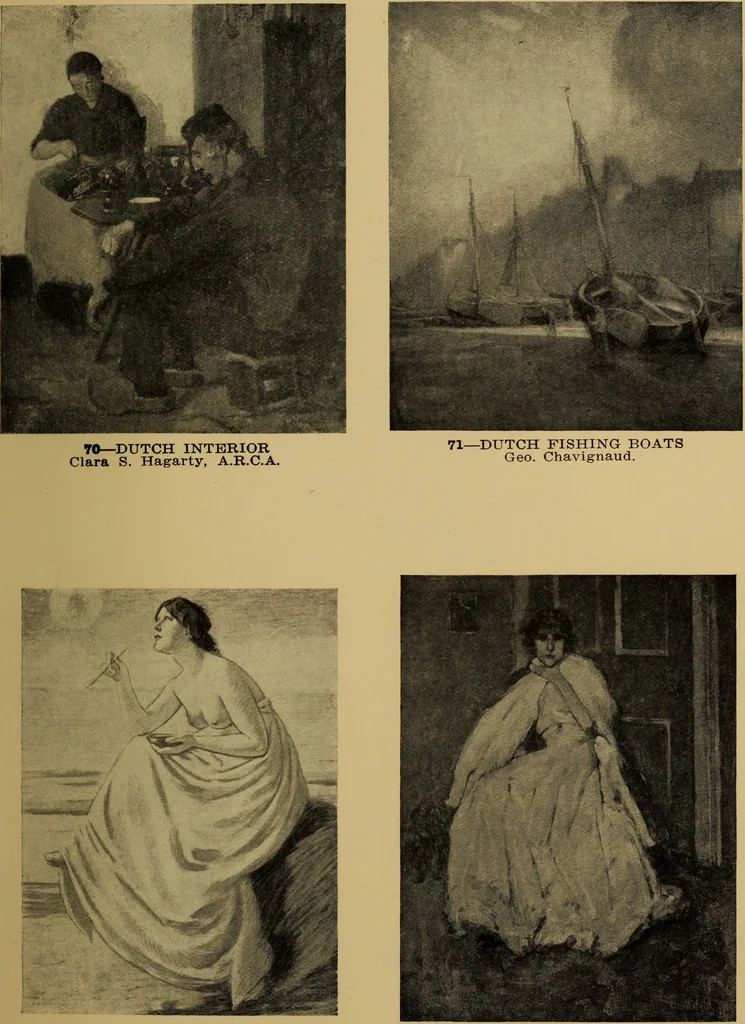 An illustration from Catalogue of pictures and sculpture given by Canadian artists in aid of the patriotic fund ... Toronto, December the thirtieth, nineteen-fourteen., 1914, leaf 28