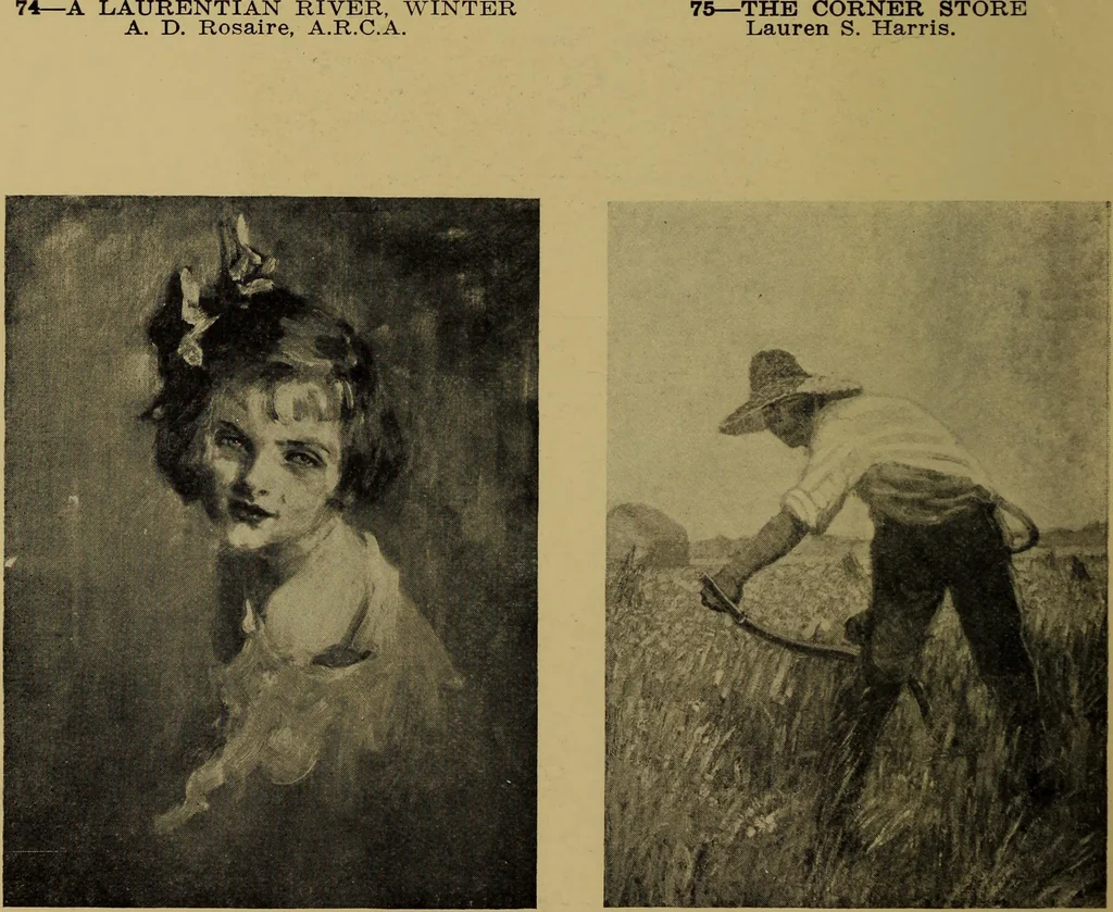 An illustration from Catalogue of pictures and sculpture given by Canadian artists in aid of the patriotic fund ... Toronto, December the thirtieth, nineteen-fourteen., 1914, leaf 29