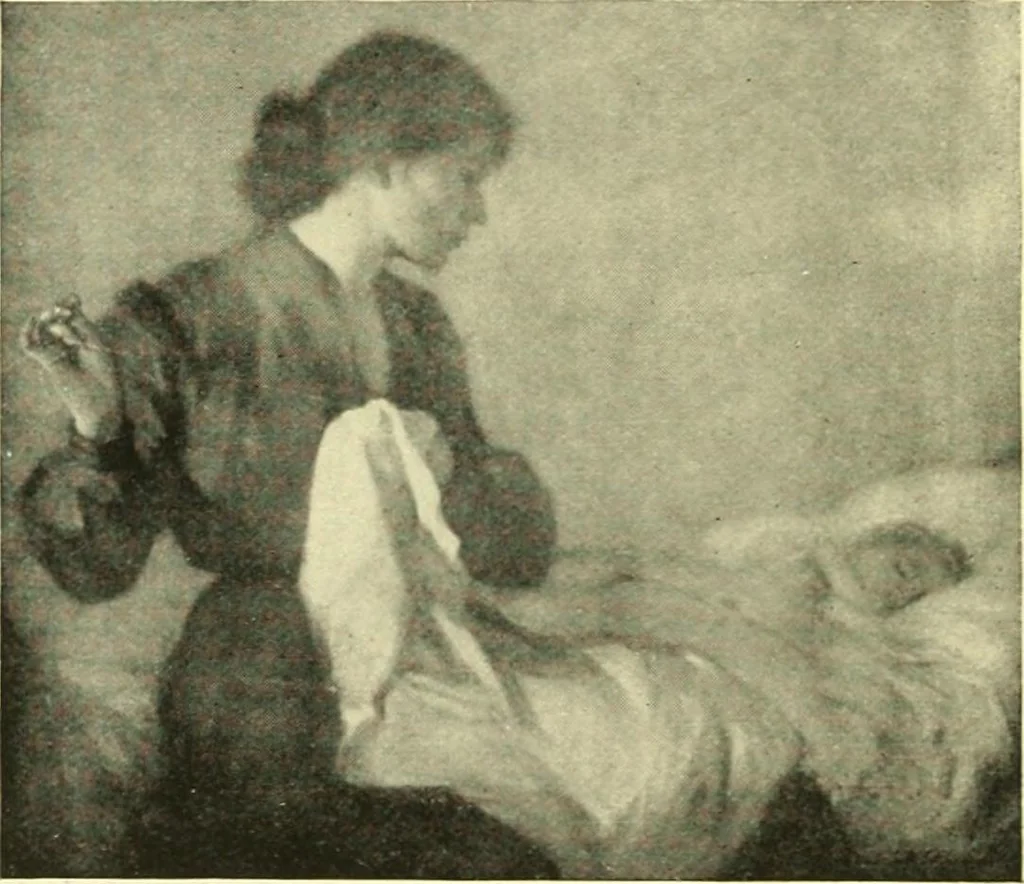 An illustration from Catalogue of pictures and sculpture given by Canadian artists in aid of the patriotic fund ... Toronto, December the thirtieth, nineteen-fourteen, 1914, leaf 13
