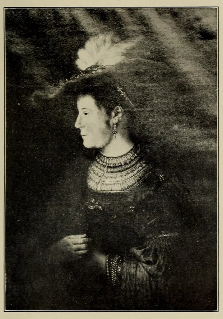 An illustration from Catalogue of the pictures in the art gallery in Montpelier, the Thomas W. Wood collection, 1913, leaf 107