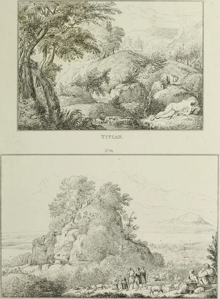 An illustration from A catalogue of the pictures at Grosvenor House, London : with etchings from the whole collection, 1821, leaf 100