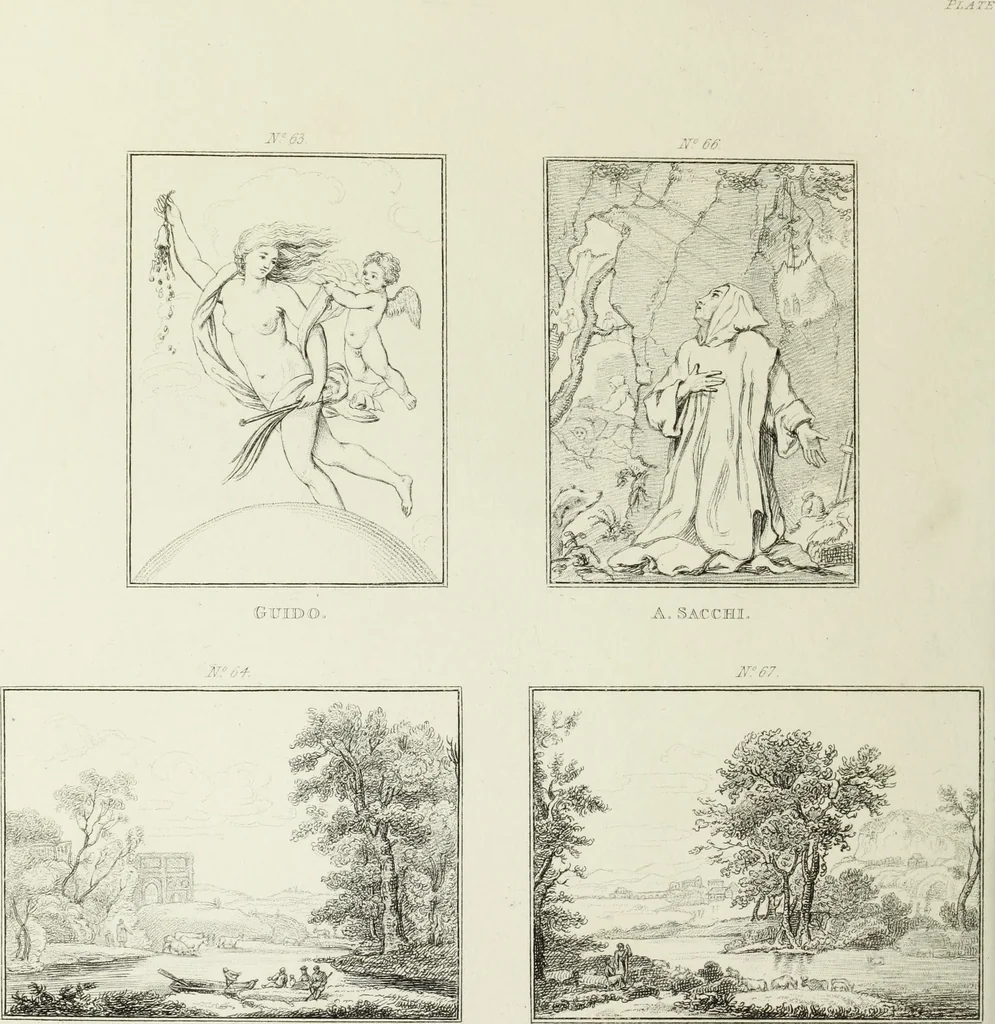 An illustration from A catalogue of the pictures at Grosvenor House, London : with etchings from the whole collection, 1821, leaf 103