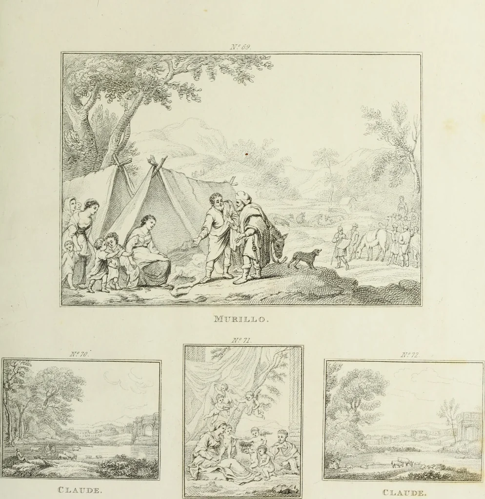 An illustration from A catalogue of the pictures at Grosvenor House, London : with etchings from the whole collection, 1821, leaf 120