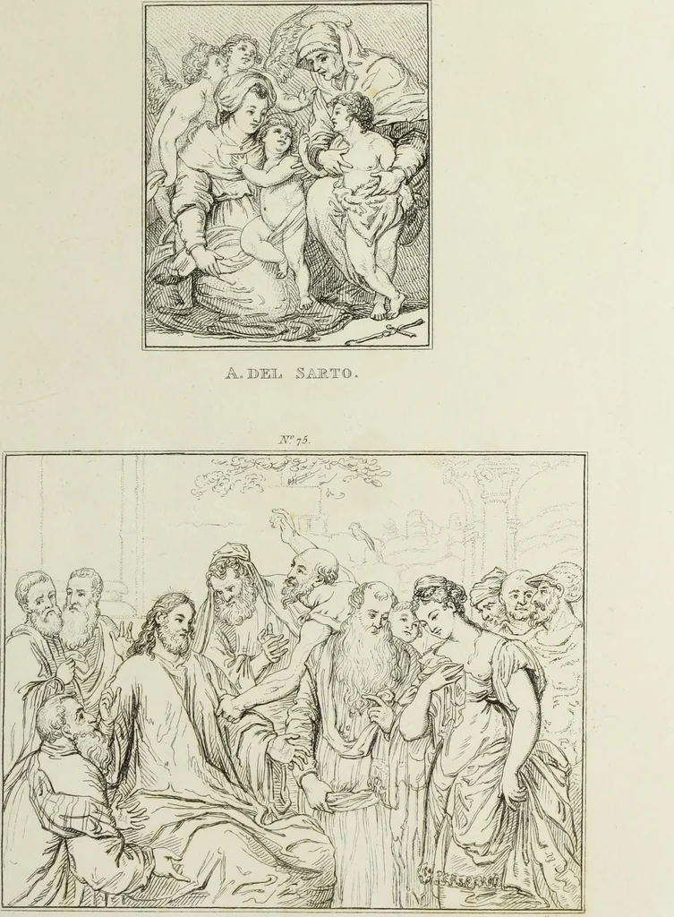 An illustration from A catalogue of the pictures at Grosvenor House, London : with etchings from the whole collection, 1821, leaf 130