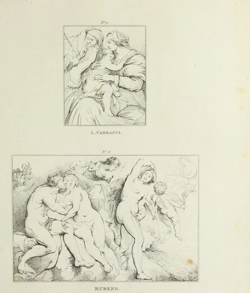 An illustration from A catalogue of the pictures at Grosvenor House, London : with etchings from the whole collection, 1821, leaf 140