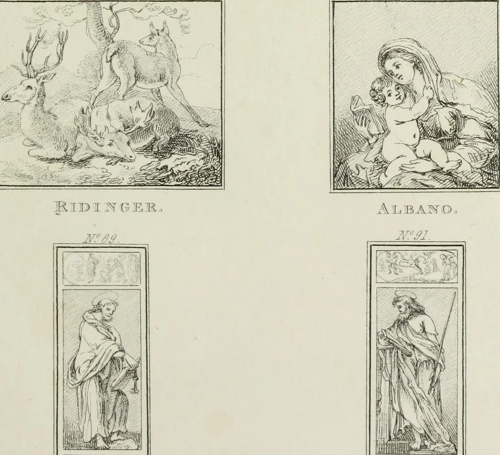 An illustration from A catalogue of the pictures at Grosvenor House, London : with etchings from the whole collection, 1821, leaf 160