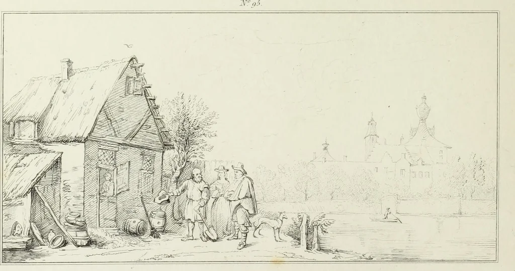 An illustration from A catalogue of the pictures at Grosvenor House, London : with etchings from the whole collection, 1821, leaf 163