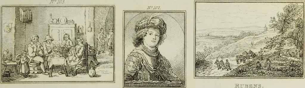An illustration from A catalogue of the pictures at Grosvenor House, London : with etchings from the whole collection, 1821, leaf 178