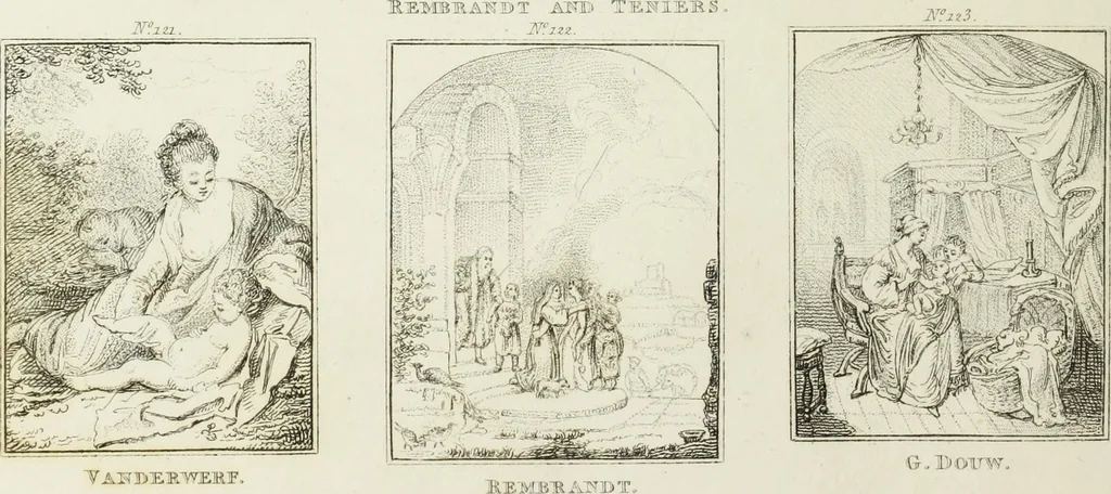 An illustration from A catalogue of the pictures at Grosvenor House, London : with etchings from the whole collection, 1821, leaf 191