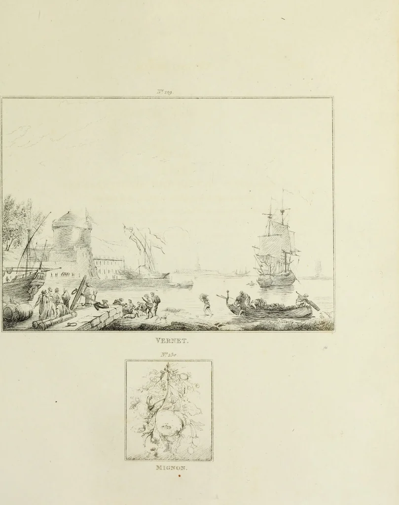 An illustration from A catalogue of the pictures at Grosvenor House, London : with etchings from the whole collection, 1821, leaf 206
