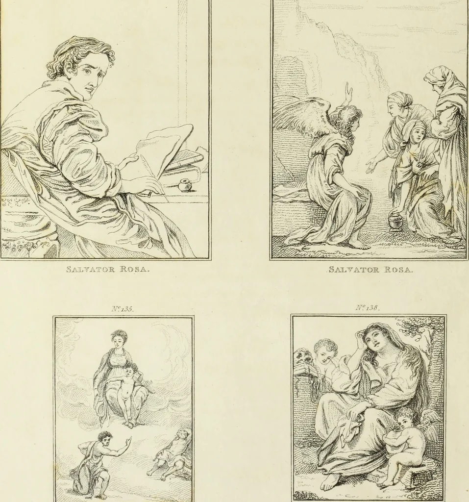 An illustration from A catalogue of the pictures at Grosvenor House, London : with etchings from the whole collection, 1821, leaf 219