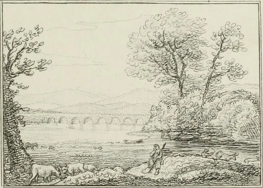 An illustration from A catalogue of the pictures at Grosvenor House, London : with etchings from the whole collection, 1821, leaf 56