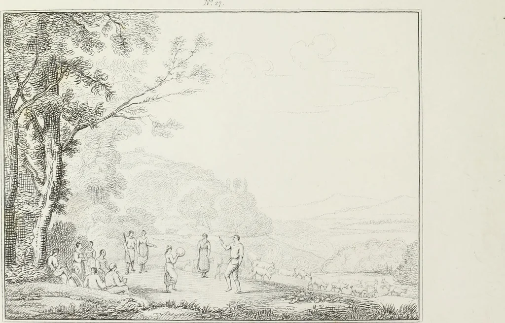 An illustration from A catalogue of the pictures at Grosvenor House, London : with etchings from the whole collection, 1821, leaf 59