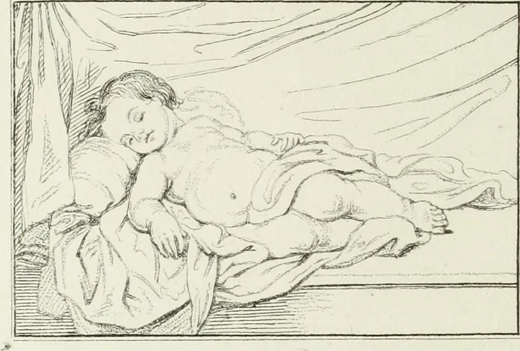 An illustration from A catalogue of the pictures at Grosvenor House, London : with etchings from the whole collection, 1821, leaf 77