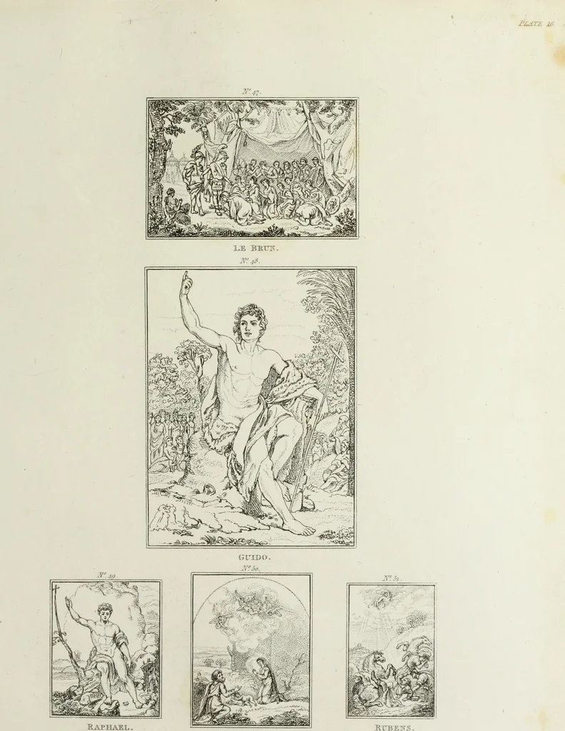An illustration from A catalogue of the pictures at Grosvenor House, London : with etchings from the whole collection, 1821, leaf 84
