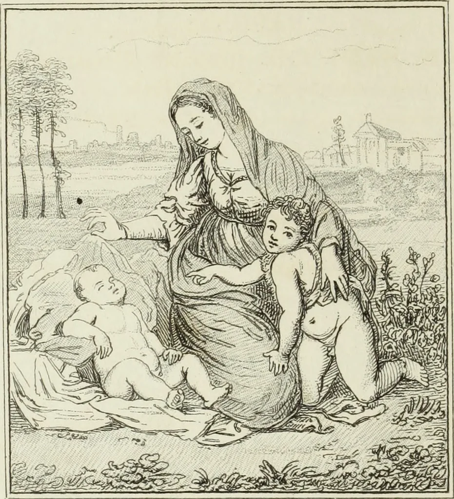 An illustration from A catalogue of the pictures at Grosvenor House, London : with etchings from the whole collection, 1821, leaf 87