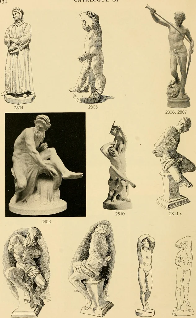An illustration from Catalogue of plaster cast reproductions from antique, medieval and modern sculpture : subjects for art schools., 1901, leaf 135