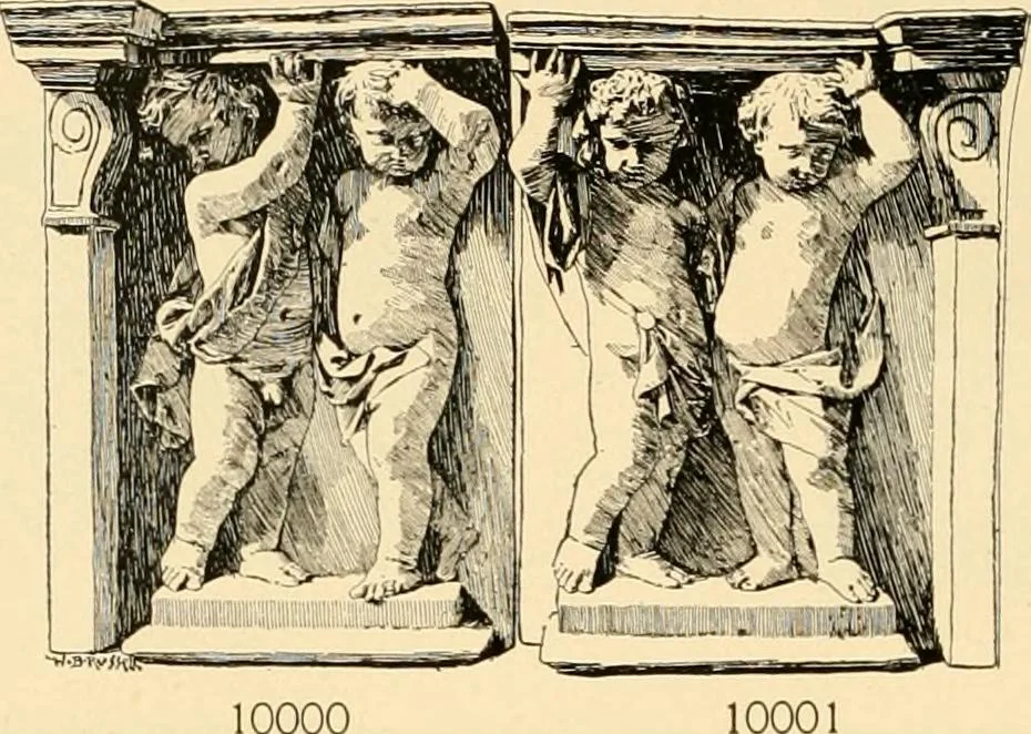 An illustration from Catalogue of plaster cast reproductions from antique, medieval and modern sculpture : subjects for art schools., 1901, leaf 195