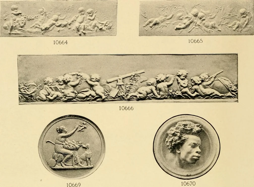 An illustration from Catalogue of plaster cast reproductions from antique, medieval and modern sculpture : subjects for art schools., 1901, leaf 201
