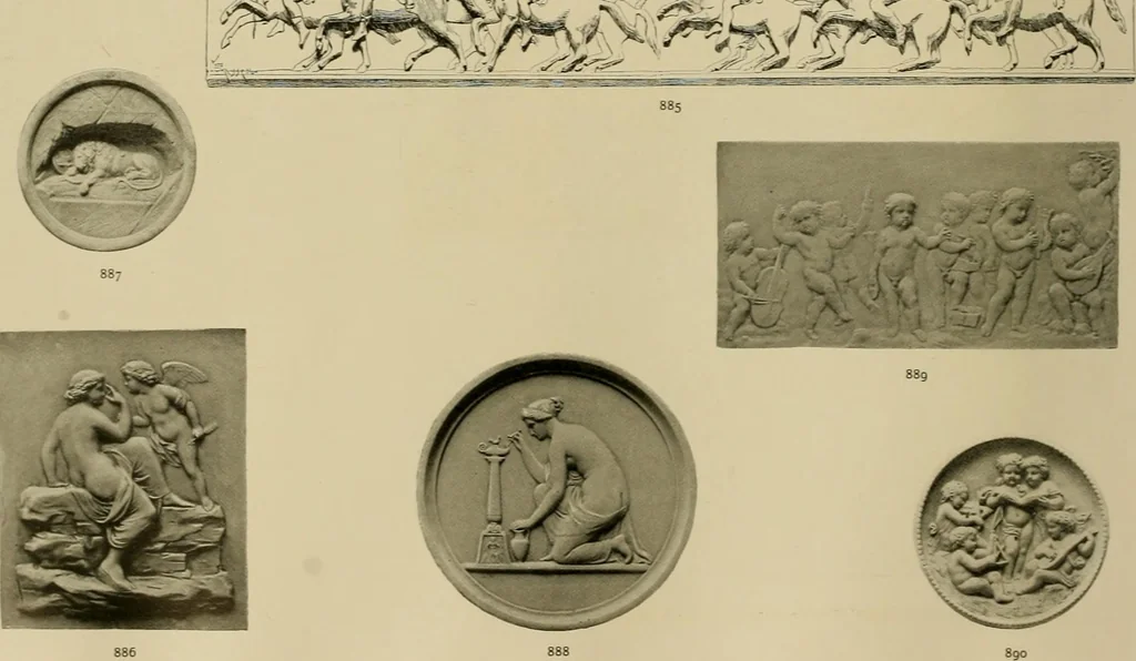 An illustration from Catalogue of plaster cast reproductions from antique, medieval and modern sculpture., 1894, leaf 101