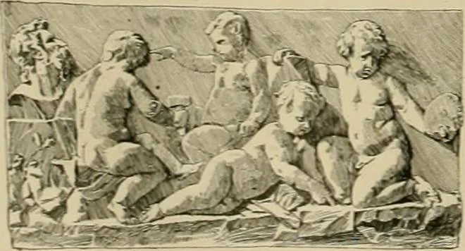 An illustration from Catalogue of plaster cast reproductions from antique, medieval and modern sculpture., 1894, leaf 105